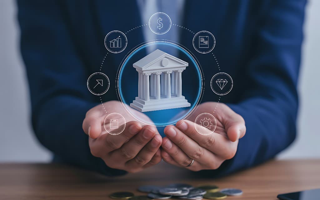 البنوك وشركات التأمين والخدمات
